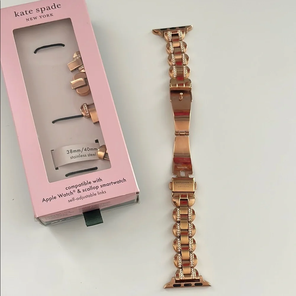 Kate Spade Rose Gold Watch Band 38/40mm - Picture 6 of 6
